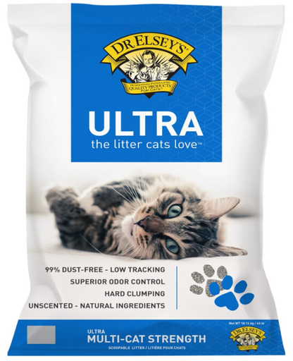 Dr. Elsey's Ultra Premium Clumping Cat Litter, 40 pound bag