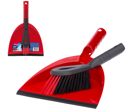 Vileda Dust Pan & Brush Set